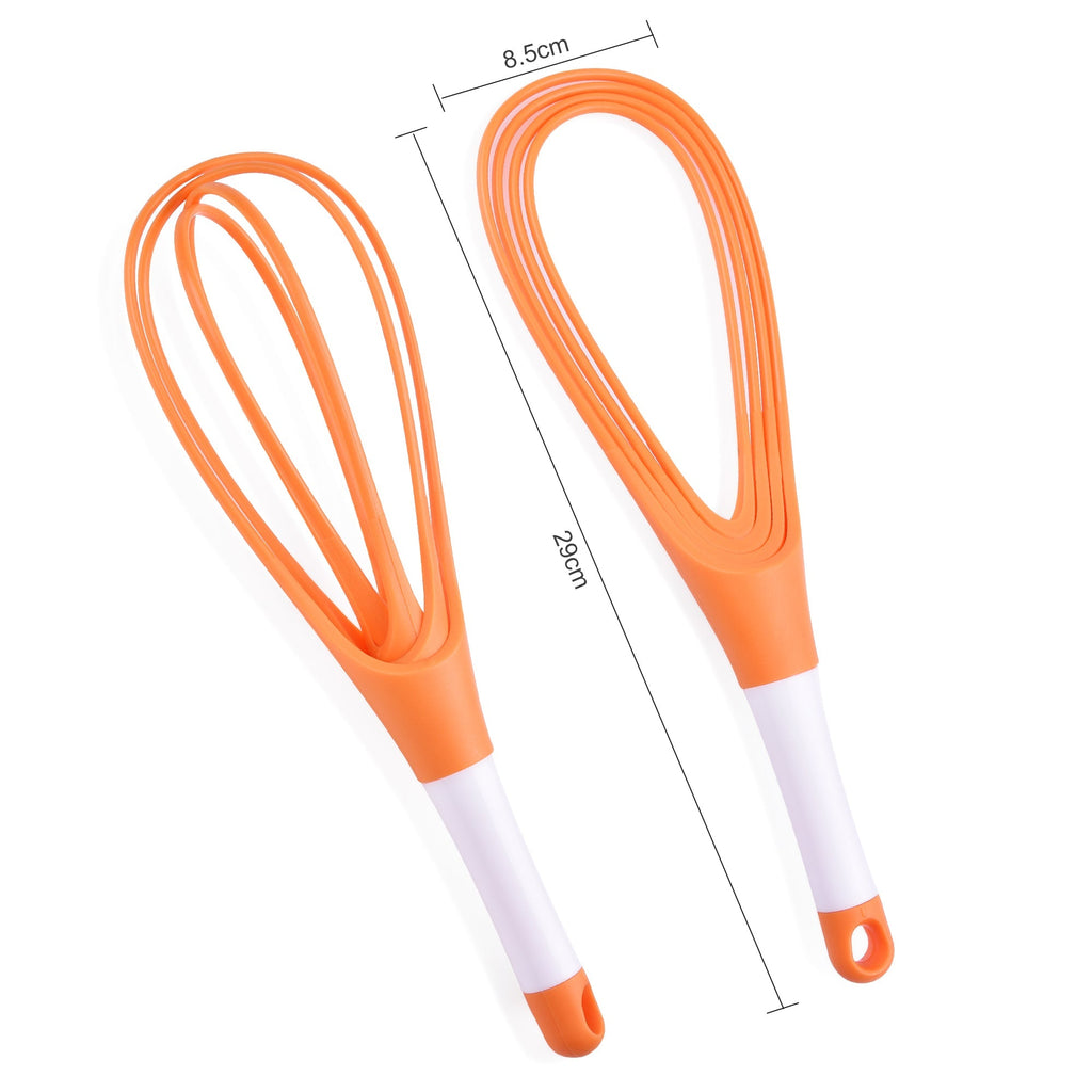 Thick Durable Wired Wisk Utensil For Blending Beating Whisking Frothing Stirring