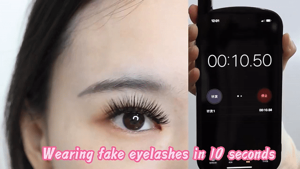 2 Pairs of 3d Natural Magnetic Silk Lashes with Mirror and Applicator