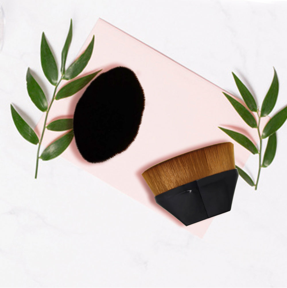 Beauty Tanning Make Up Foundation Tool Shimmer Oil Brush