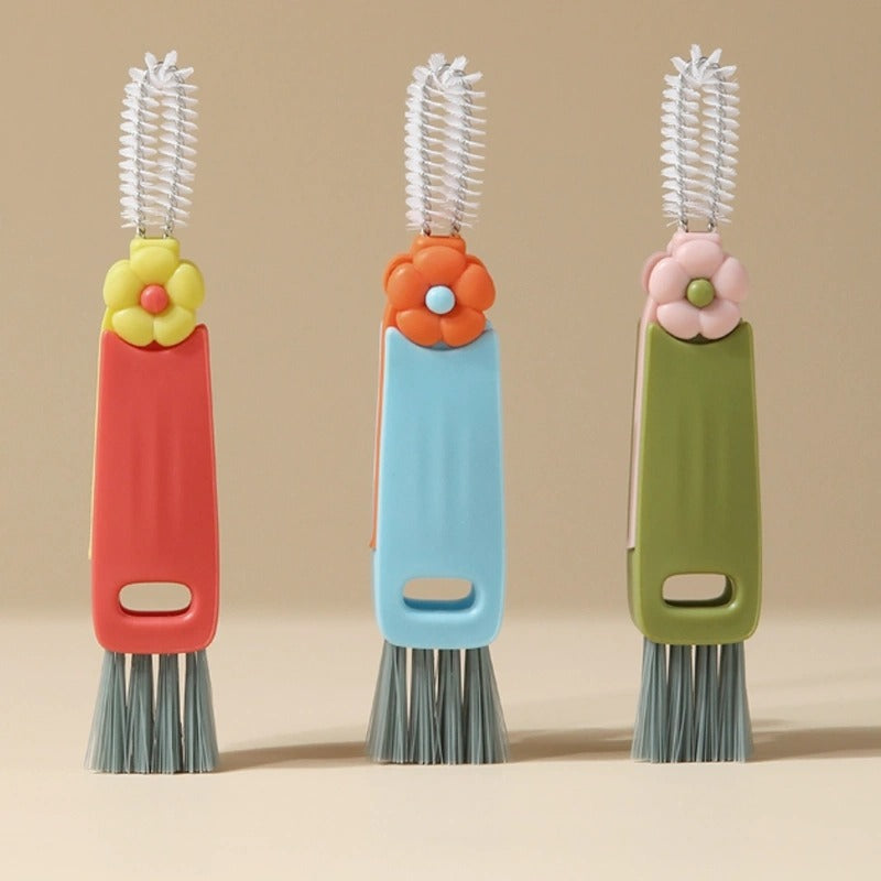 Plastic Water Bottle Cleaning Brush Portable Baby Bottle Brush Water Cup Brush