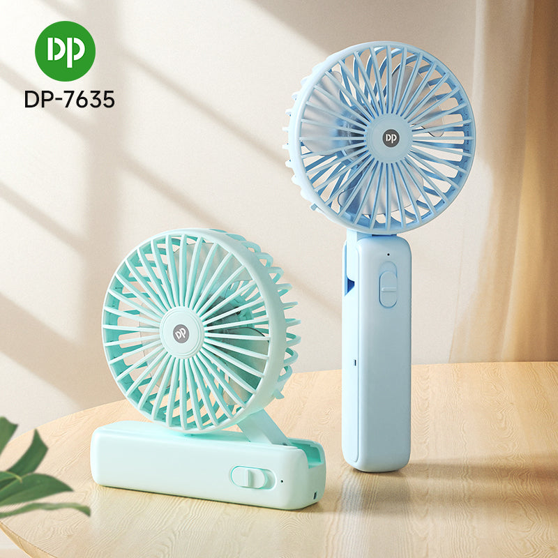 Handheld Mini Electric Portable Standing Fan Folding Small Desk Rechargeable Fan