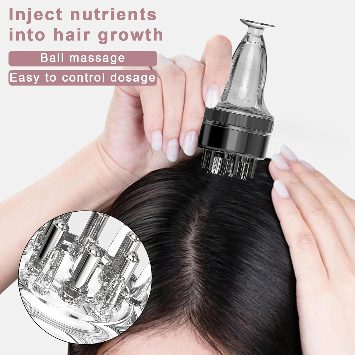 Scalp Applicator Massage Head Care Oil Applicator Comb