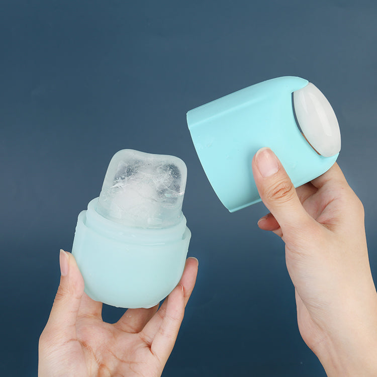 Facial Ice Cube Jade Roller  Jade Stone Ice Roller Glow Cube Ice Roller For Face and Eyes