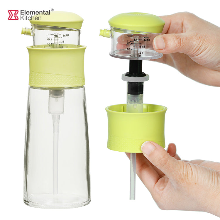 320ml glass creative cooking olive oil dispenser