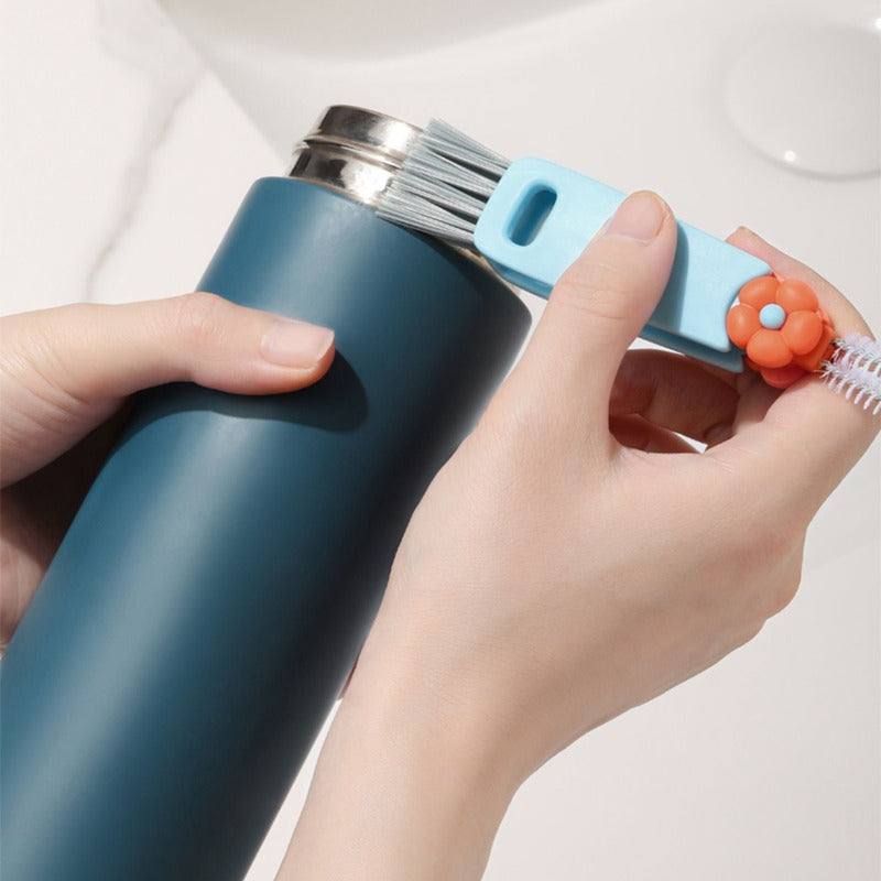 Plastic Water Bottle Cleaning Brush Portable Baby Bottle Brush Water Cup Brush